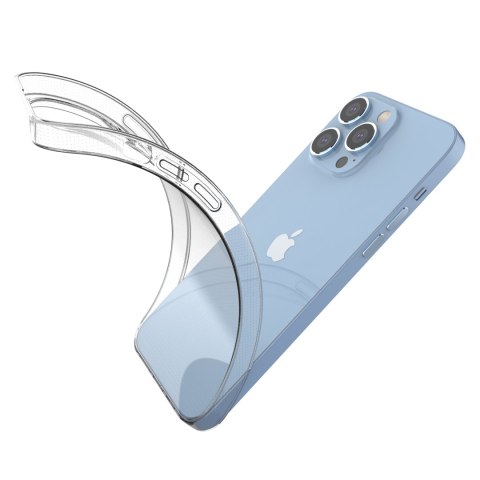 Żelowy pokrowiec etui do iPhone 14 Pro Max Ultra Clear 0.5mm - przezroczysty HURTEL