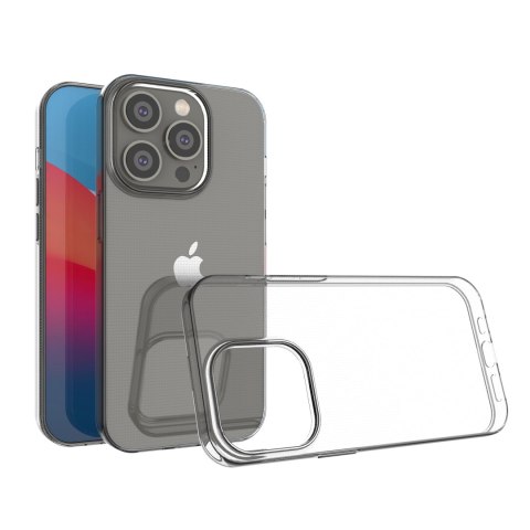 Żelowy pokrowiec etui do iPhone 14 Pro Ultra Clear 0.5mm - przezroczysty HURTEL