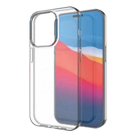 Żelowy pokrowiec etui do iPhone 14 Pro Ultra Clear 0.5mm - przezroczysty HURTEL