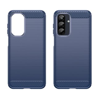 Etui silikonowe na Samsung Galaxy A26 Carbon Case - niebieskie HURTEL