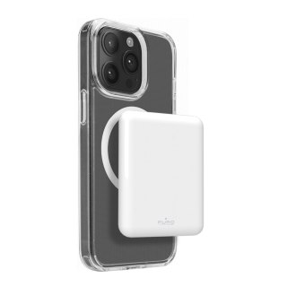 Powerbank 5000mAh USB-C MagSafe Power Mag - biały PURO