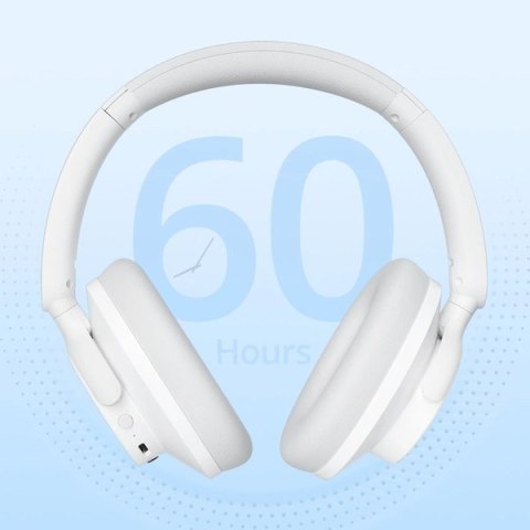 Słuchawki bezprzewodowe z aktywną redukcją hałasu Hybrid ANC SOUNFII Q20S - białe Tronsmart
