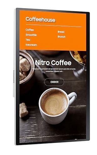Monitor profesjonalny KIOSK KM24A/Tizen 24 cale Matowy, Dotykowa 16h/7 250(cd/m2) 1920x1080(FHD) S6 Player 3 lata d2d (LH24KMATB Samsung