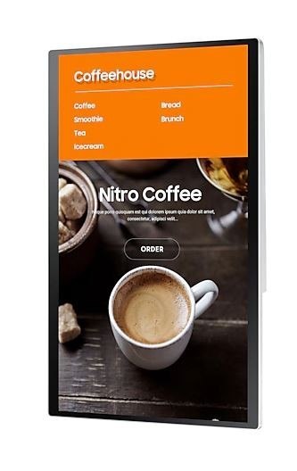 Monitor profesjonalny KIOSK KM24A/Tizen 24 cale Matowy, Dotykowa 16h/7 250(cd/m2) 1920x1080(FHD) S6 Player 3 lata d2d (LH24KMATB Samsung