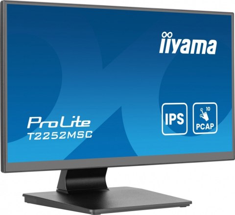 Monitor 22 cale T2252MSC-B2AG 10 PKT. POJ,IPS,HDMI,DP,2x1W,7H,2xUSB, AG-(Anti Glare) IIYAMA