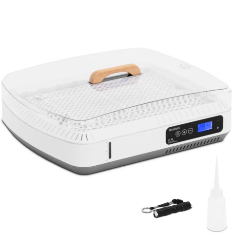 Inkubator klujnik do 35 jaj automatyczny z systemem nawilżania i owoskopem 80 W WIESENFIELD