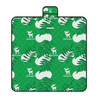 Mata piknikowa koc wodoodporny turystyczny 2 x 2 m - zielona Qunature