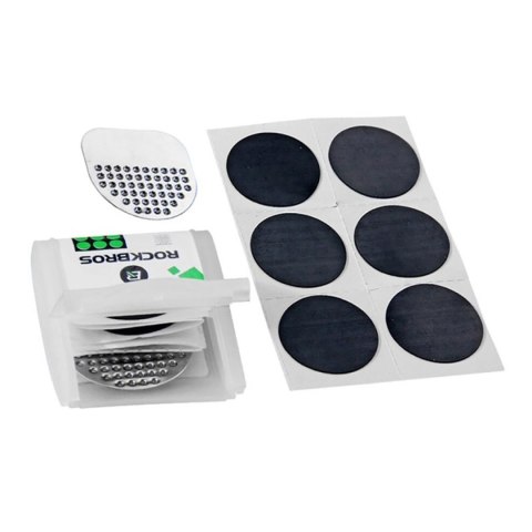 Zestaw naprawczy łatki z klejem śr. 2.4cm do łatania dętek rowerowych ROCKBROS