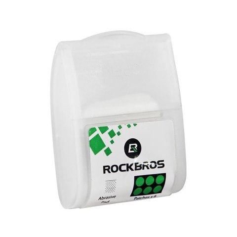 Zestaw naprawczy łatki z klejem śr. 2.4cm do łatania dętek rowerowych ROCKBROS