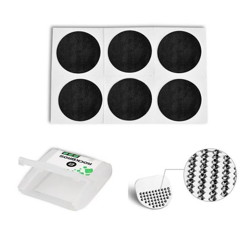 Zestaw naprawczy łatki z klejem śr. 2.4cm do łatania dętek rowerowych ROCKBROS