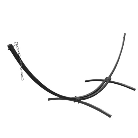 Hamak Ogrodowy Ze Stelażem Dwuosobowy Zielono-Niebieski 200x120 LEAN