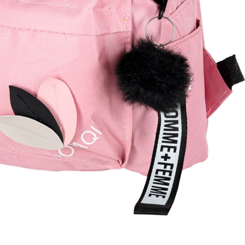 Plecak szkolny młodzieżowy jednokomorowy różowy Kik Sp. z o. o. Sp. k.