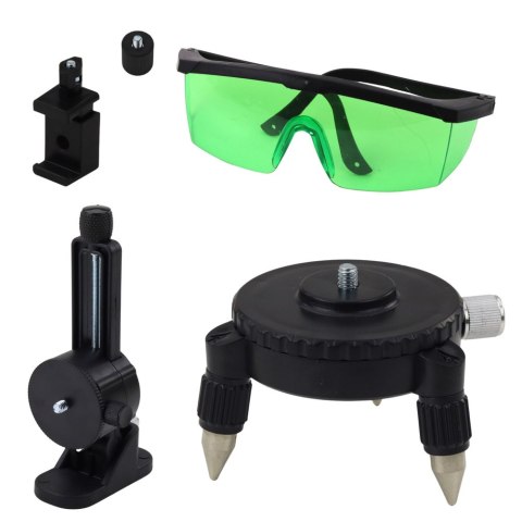 Poziomica Laserowa Płaszczyznowa 4D 16 Linii Walizka 2 Akumulatory Niebieska LEAN