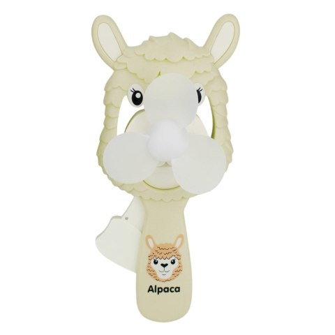 Wiatraczek Wentylator Ręczny Mechaniczny Dla Dzieci Alpaka Mix LEAN TOYS