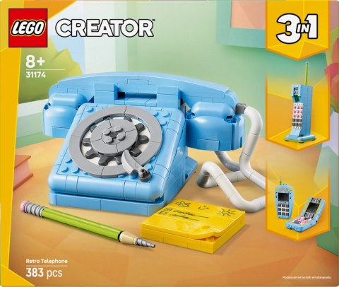 Klocki Creator 31174 Telefon w stylu retro LEGO
