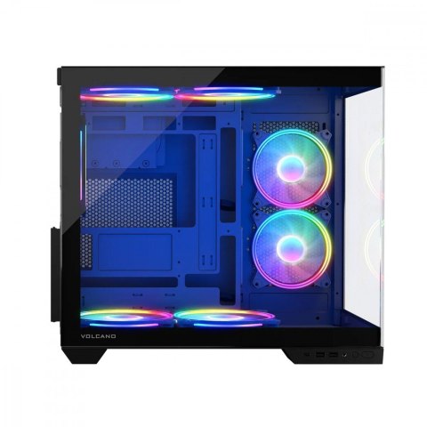 Obudowa komputerowa Volcano Panorama APEX ARGB 7F MIDI szara MODECOM