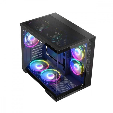 Obudowa komputerowa Volcano Panorama APEX ARGB 7F MIDI szara MODECOM