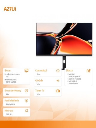 Monitor 4K A27Ui EU XIAOMI