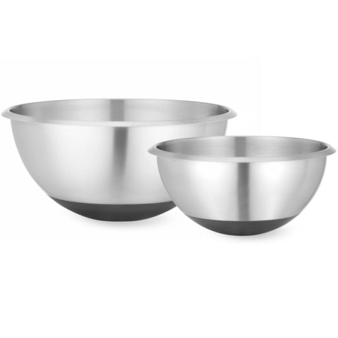 Miska kuchenna stalowa z silikonową podstawą i miarką 3 l śr. 265 x 125 mm Hendi