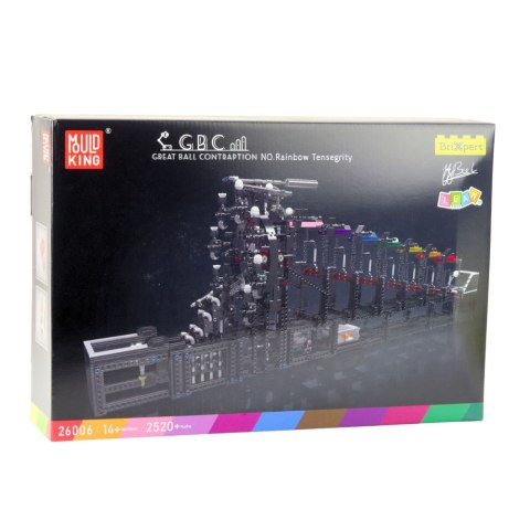 Klocki Konstrukcyjne Tor Na Kulki Z Silnikiem Elektrycznym 2520 el. LEAN Toys