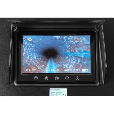 Endoskop kamera inspekcyjna LCD TFT 9'' śr. rur 70-300 mm dł. 60 m Steinberg Systems