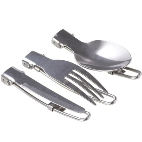 Naczynia turystyczne kempingowe czajnik garnek patelnia sztućce ZESTAW dla 2 osób MEVA