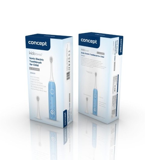 Szczoteczka soniczna Kids KIDO SMILE 5-9 lat niebieska ZK6020 Concept
