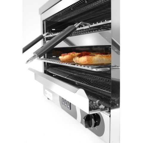 Opiekacz toster salamander kwarcowy GN1/1 timer 4500W 400V - Hendi 264331 Hendi