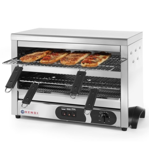 Opiekacz toster salamander kwarcowy GN1/1 timer 4500W 400V - Hendi 264331 Hendi