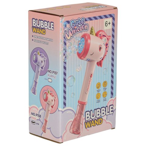 Pistolet na bańki mydlane maszyna do baniek jednorożec różdżka światło dźwięk Kik Sp. z o. o. Sp. k.