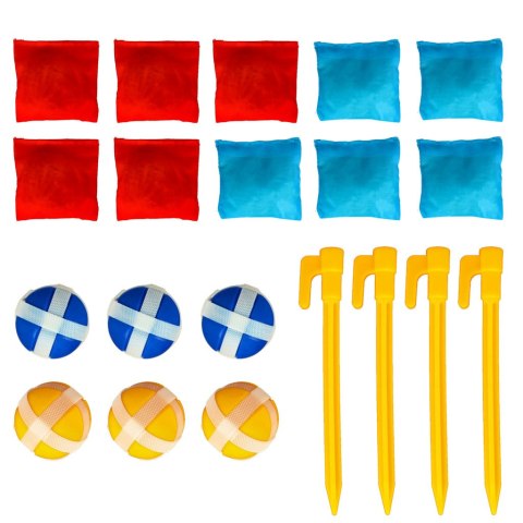 Rzut do celu rzutki na rzepy 2w1 zestaw animacyjny piłki woreczki 21el. Kik Sp. z o. o. Sp. k.