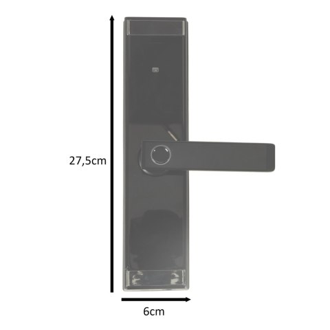 Zamek elektroniczny do drzwi SMART klamka inteligentna na kod odcisk palca bluetooth Kik Sp. z o. o. Sp. k.