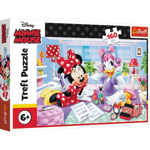 Puzzle - 160 - Dzień z przyjaciółką - Disney Minnie - Trefl 15373 Trefl Puzzle