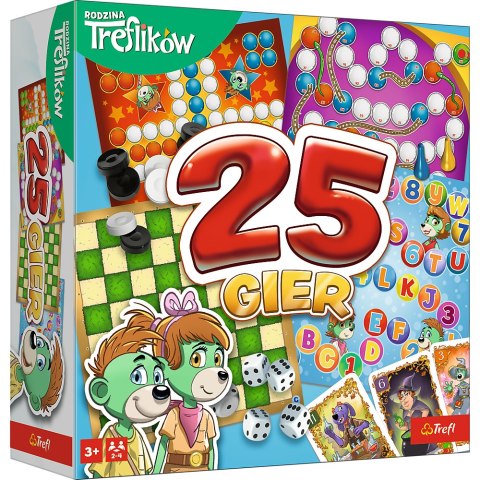 Gra rodzinna Kalejdoskop 25 gier Rodzina Treflików Trefl 02824 Trefl Gry