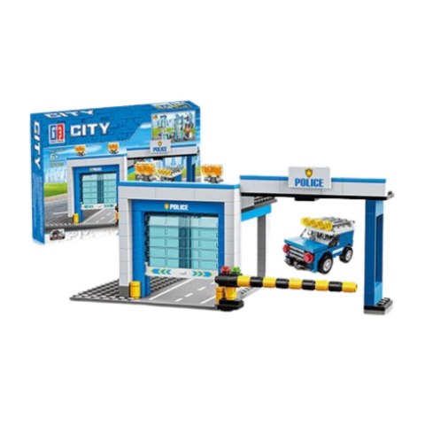 Klocki Konstrukcyjne Budynki Komisariatu Policji 190-213 el. LEAN Toys