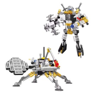 Klocki Konstrukcyjne Lądownik Marsjański Robot Kosmiczny 2w1 146 el. LEAN TOYS