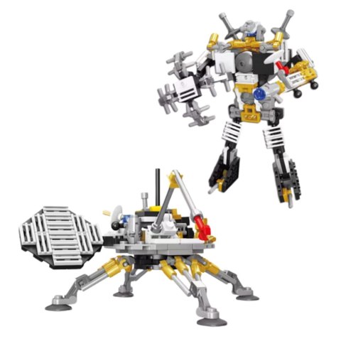 Klocki Konstrukcyjne Lądownik Marsjański Robot Kosmiczny 2w1 146 el. LEAN TOYS