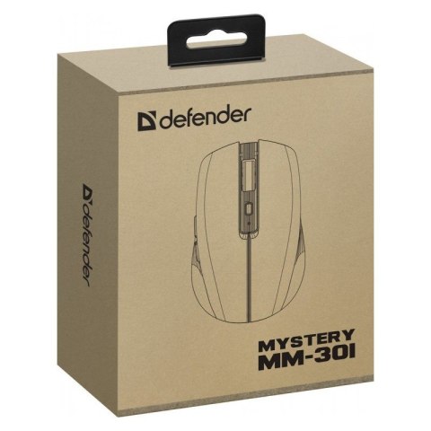 Mysz bezprzewodowa MYSTERY MM-301 RF+BT 1600DPI 6P fioletowa Defender