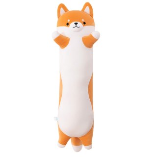 Pluszowa Maskotka Pies Shiba Poduszka Podłużna Wałek 60cm LEAN Toys