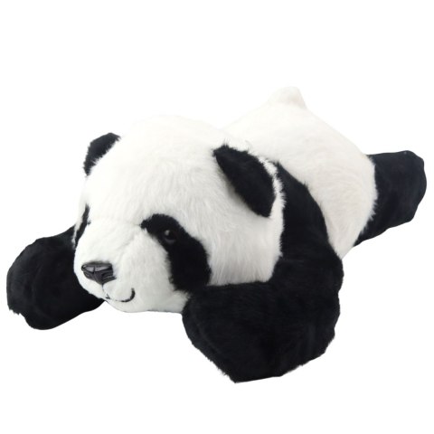 Pluszowa Maskotka Przytulanka Leżąca Panda Czarno-Biała 30cm LEAN Toys