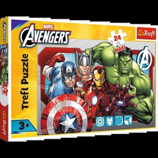 Puzzle - 24 Maxi - Zawsze sprawiedliwi - Disney Marvel The Avengers - Trefl 14378 Trefl Puzzle