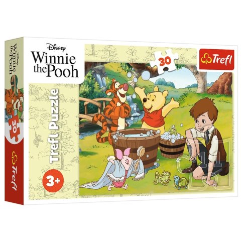Puzzle - 30 - Dzień z Puchatkiem - Disney Kubuś Puchatek - Trefl 18321 Trefl Puzzle