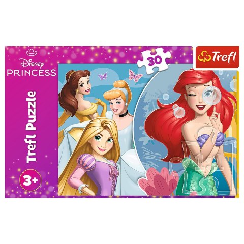 Puzzle - 30 - Piękny dzień księżniczek - Disney Princess - Trefl 18308 Trefl Puzzle
