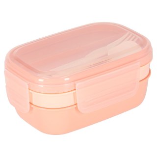 Lunch box śniadaniówka pudełko śniadaniowe z przegródkami dzielone 1900ml pomarańczowe Kik Sp. z o. o. Sp. k.