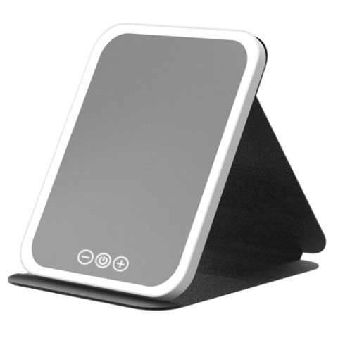 Lusterko Led Etui Z Podstawką 3 Tryby Oświetlenia Regulacja Jasności 18,5cm LEAN