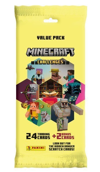 Minecraft Saszetka Fat Pack z kartami Panini Kolekcja