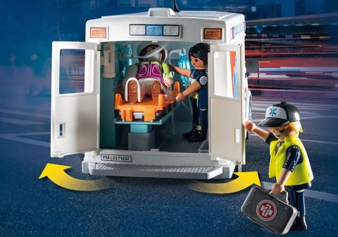 Zestaw figurek City Action 71232 Ambulans Playmobil