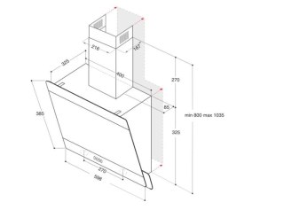 Okap AKR 65F LM K Whirlpool
