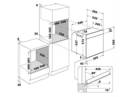 Piekarnik WTAC8411SCAN Whirlpool