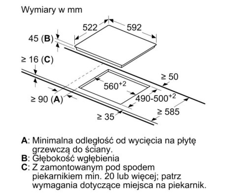 Płyta ceramiczna PKE611FP2E Bosch